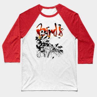 Birds silhouette Baseball T-Shirt